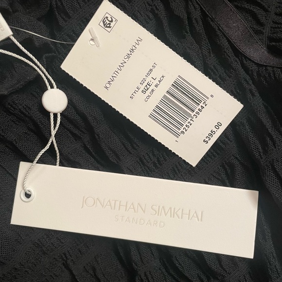 Jonathan Simkhai Standard smocked-detail long-sleeved dress - Picture 10 of 10